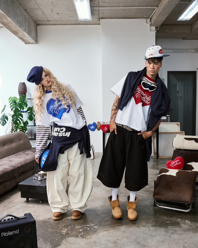 Insane® Twin Heart Tee - Blue