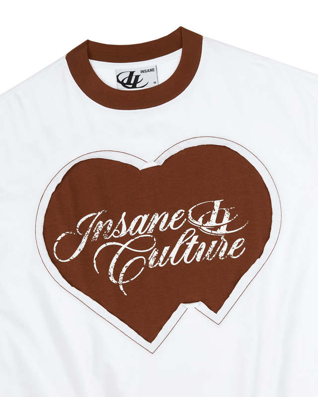Insane® Twin Heart Tee - Brown