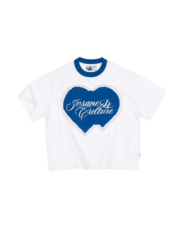 Insane® Twin Heart Tee - Blue
