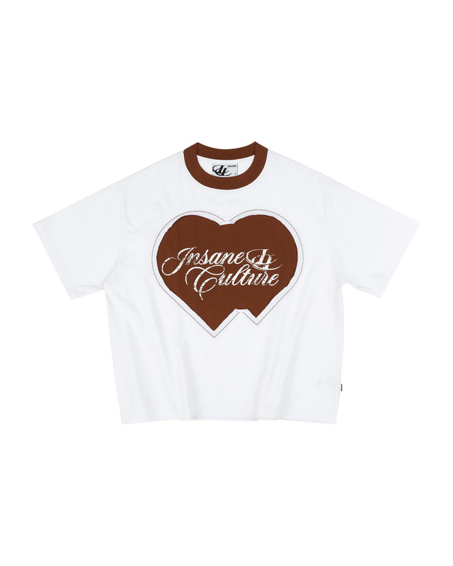 Insane® Twin Heart Tee - Brown