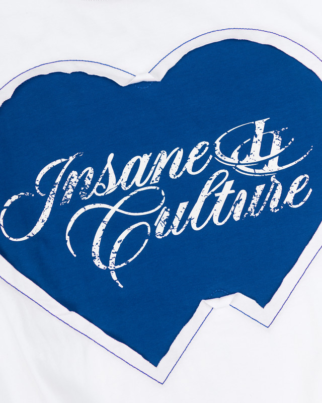 Insane® Twin Heart Tee - Blue