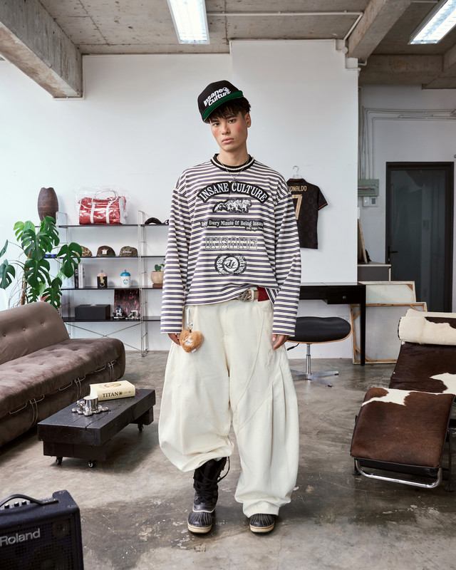 Insane® Culture Line Striped LongSleeve - Red