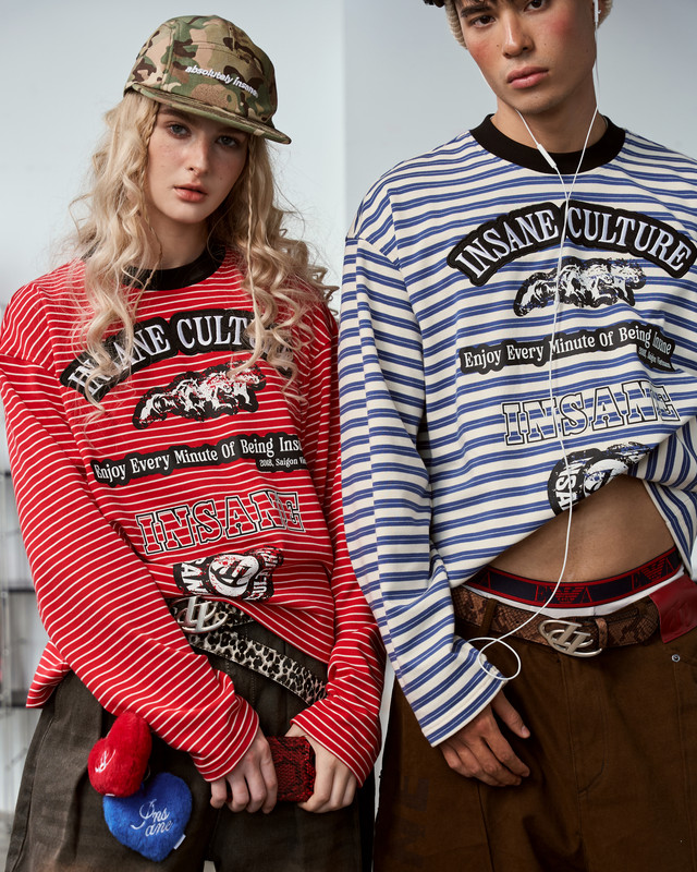 Insane® Culture Line Striped LongSleeve - Dark Navy