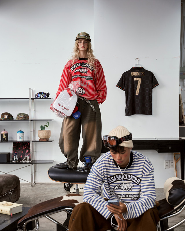 Insane® Dual Realm Denim Pants - Brown