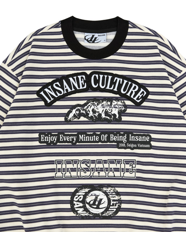 Insane® Culture Line Striped LongSleeve - Dark Navy