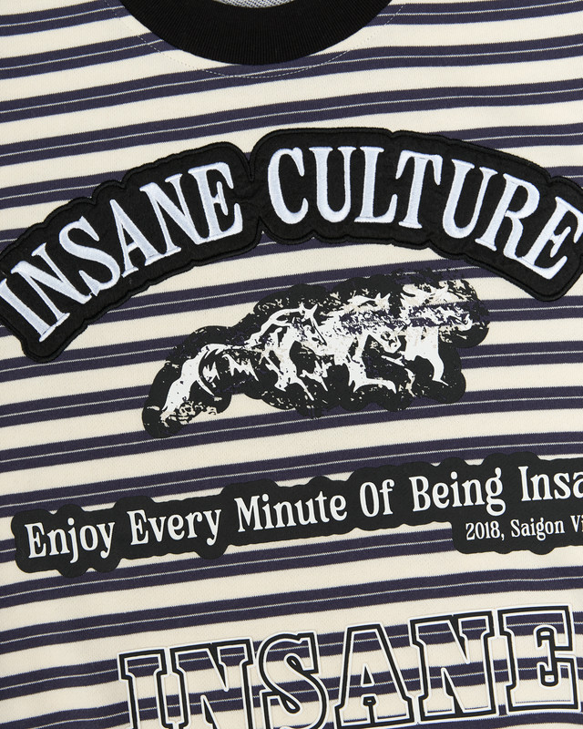 Insane® Culture Line Striped LongSleeve - Dark Navy