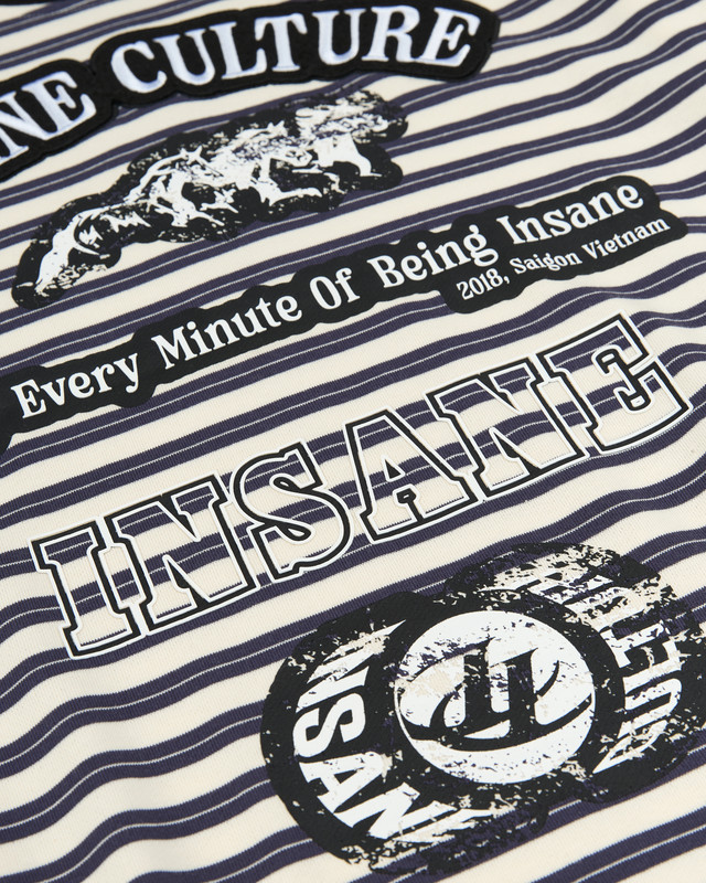 Insane® Culture Line Striped LongSleeve - Dark Navy