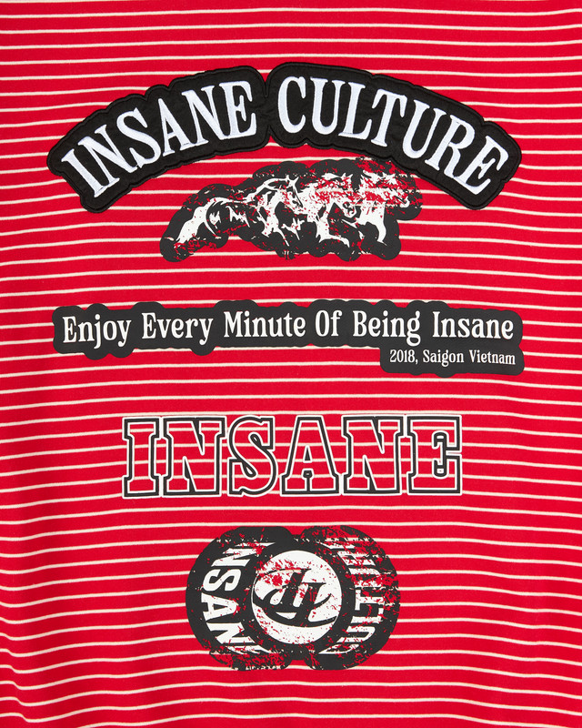 Insane® Culture Line Striped LongSleeve - Red