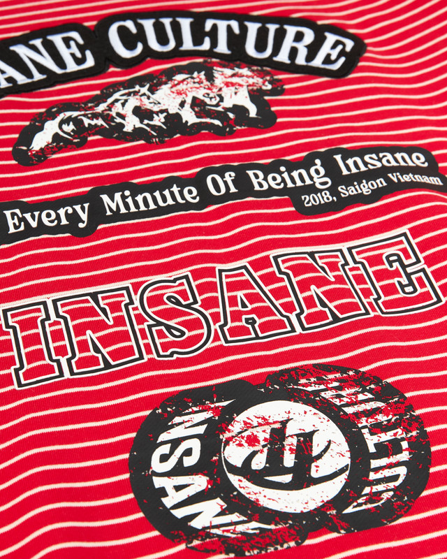 Insane® Culture Line Striped LongSleeve - Red