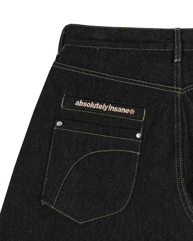 Insane® Dual Realm Denim Pants - Black