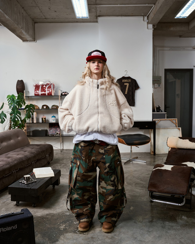 Insane® Echo Stitch Fleece Jacket - White