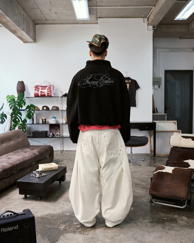 Insane® Echo Stitch Fleece Jacket - Black