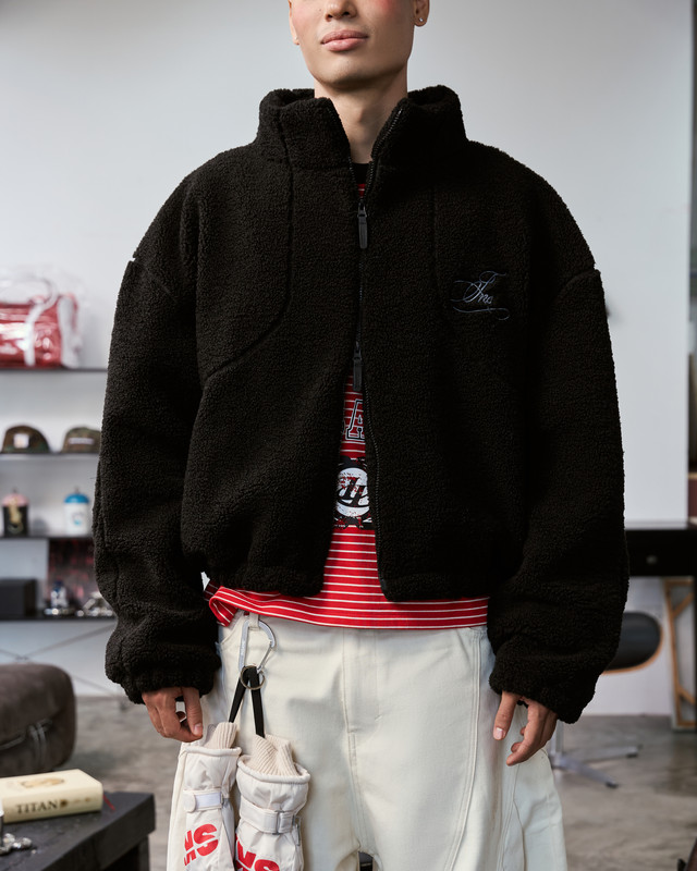 Insane® Echo Stitch Fleece Jacket - Black