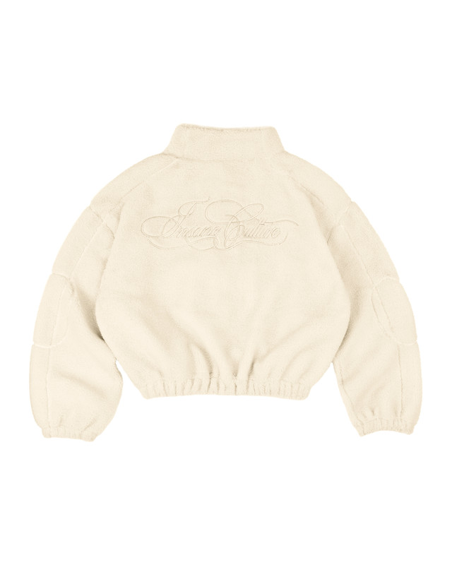 Insane® Echo Stitch Fleece Jacket - White
