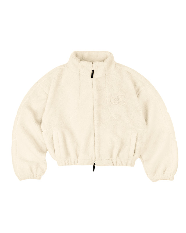 Insane® Echo Stitch Fleece Jacket - White