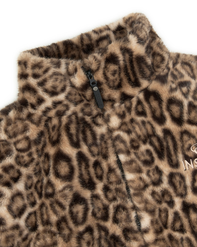 Insane® Frost Veli Furry Jacket - Leopard Brown