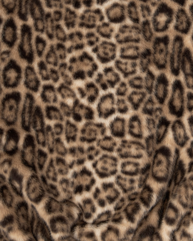 Insane® Frost Veli Furry Jacket - Leopard Brown