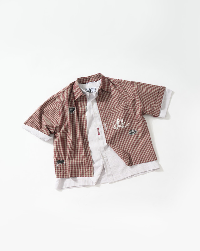 Insane® Ripped 26 Shirt - Wine