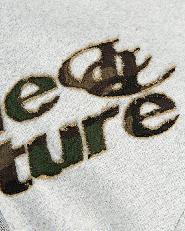 Insane® Camo Patch Hoodie Zip - Melange