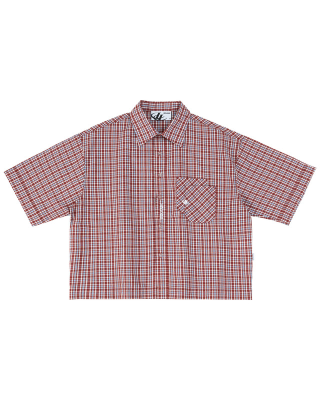 Insane® Horseshoe Plaid Shirt - Wine
