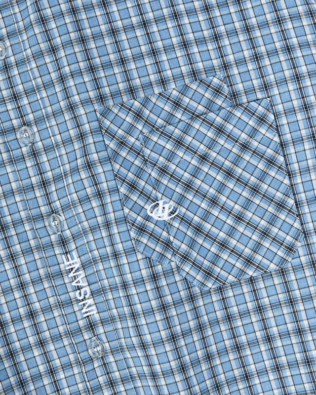 Insane® Horseshoe Plaid Shirt - Blue