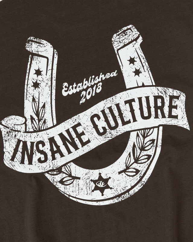 Insane® Horseshoe Tee - Brown