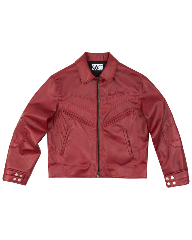 Insane® Noir Leather Jacket - Red