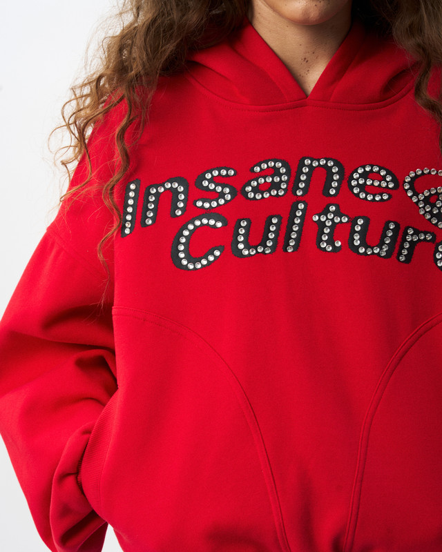 Insane® Sparkle Hoodie - Red
