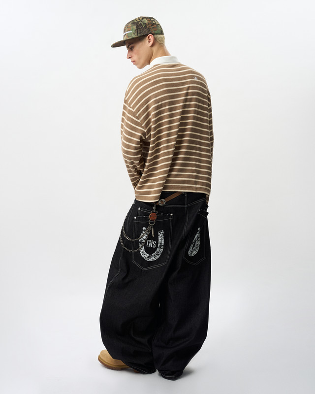 Insane® Twin Horse Polo LongSleeve - Pale Olive