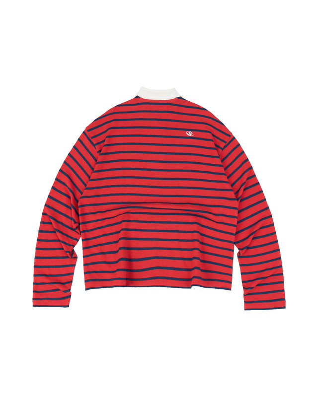 Insane® Twin Horse Polo Long-Sleeve - Red