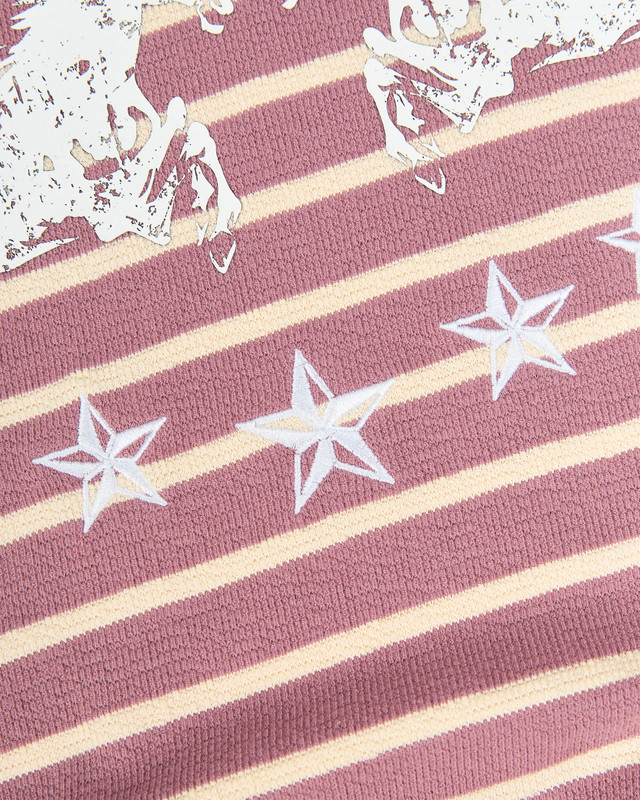 Insane® Twin Horse Polo LongSleeve - Dusty Rose