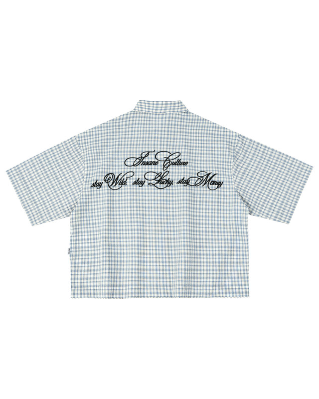 Insane® Wild Luck Plaid Shirt - Storm Grey