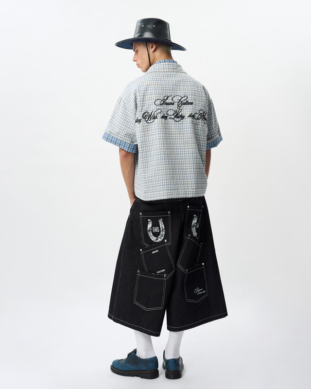 Insane® Wild Luck Plaid Shirt - Storm Grey