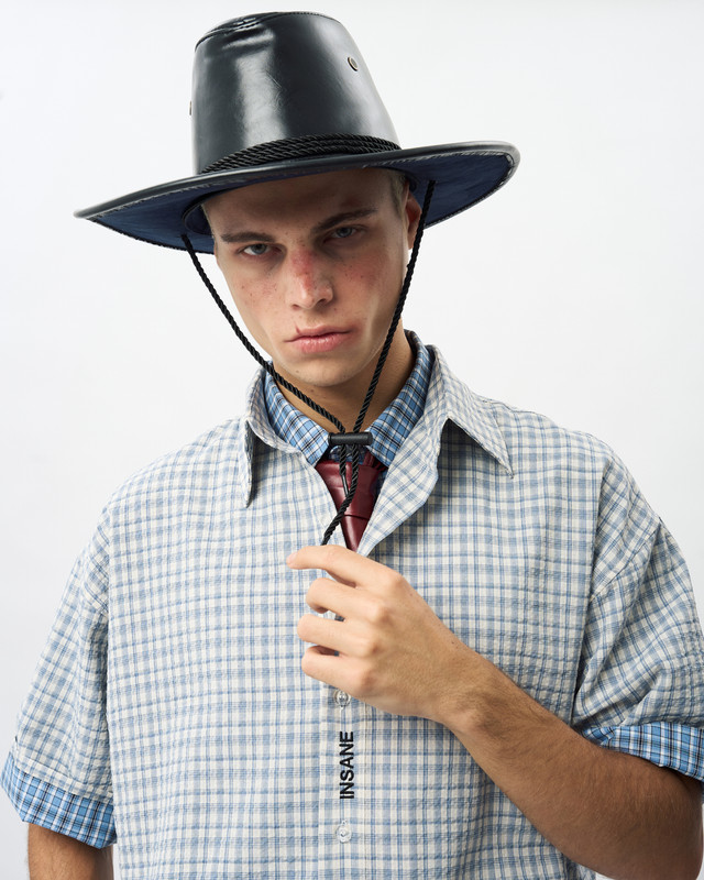 Insane® Wild Luck Plaid Shirt - Storm Grey