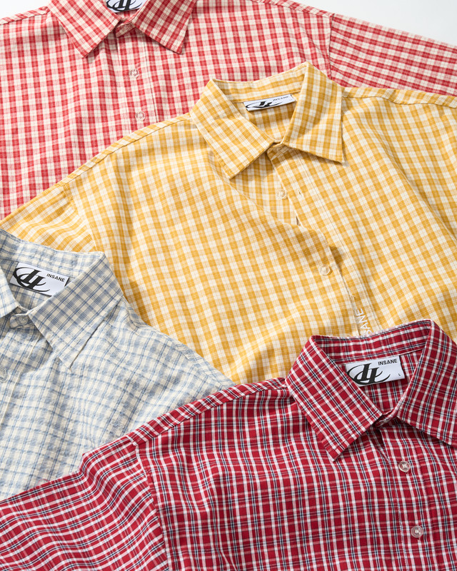 Insane® Wild Luck Plaid Shirt - Yellow