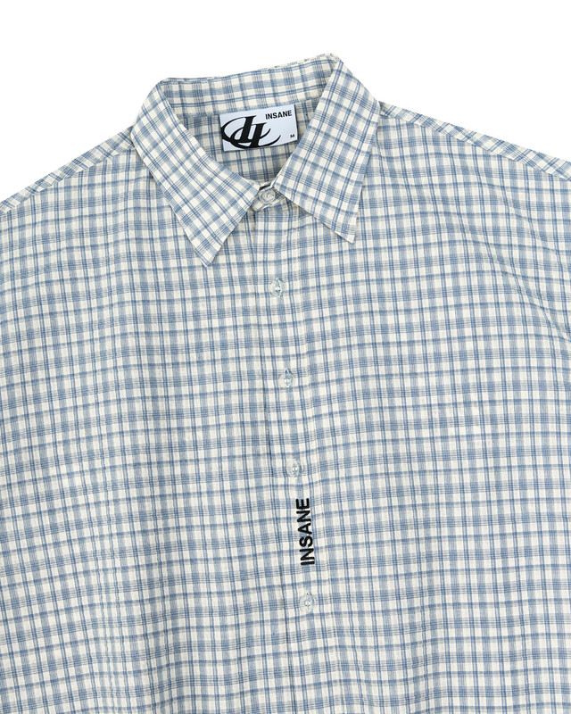 Insane® Wild Luck Plaid Shirt - Storm Grey