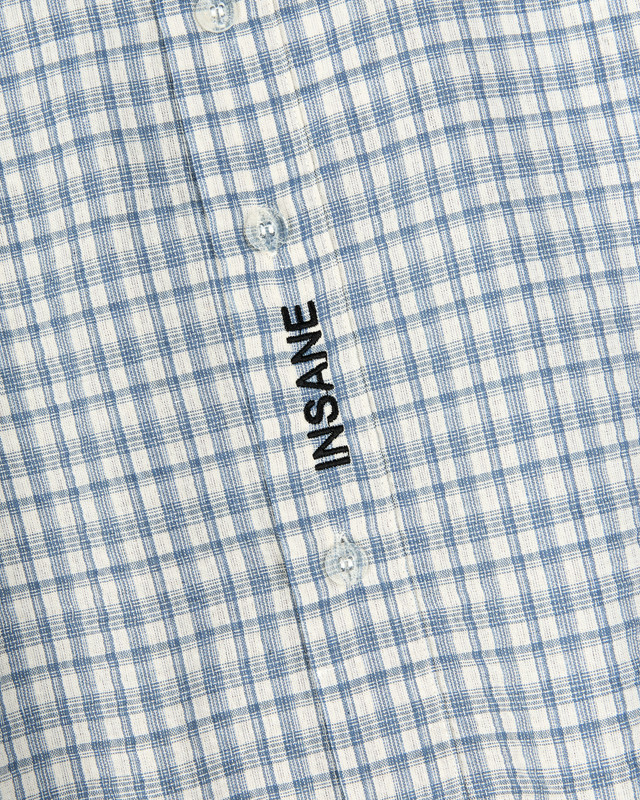Insane® Wild Luck Plaid Shirt - Storm Grey