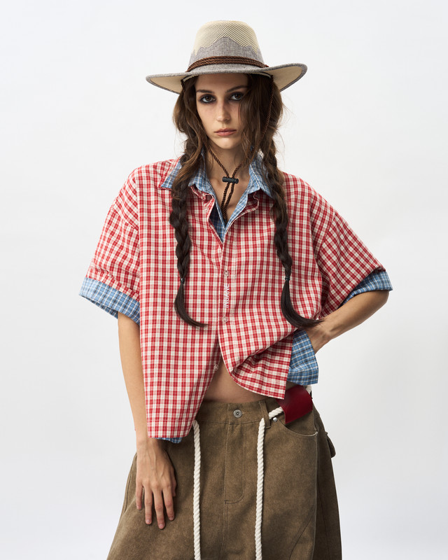 Insane® Wild Luck Plaid Shirt - Red