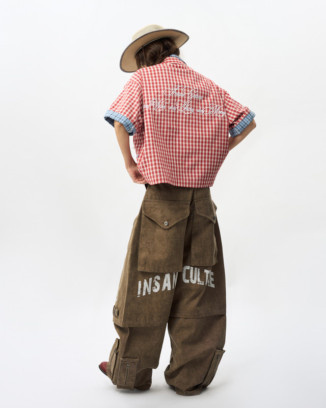 Insane® Wild Luck Plaid Shirt - Red