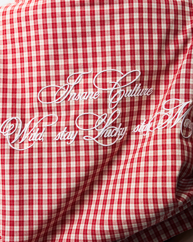Insane® Wild Luck Plaid Shirt - Red