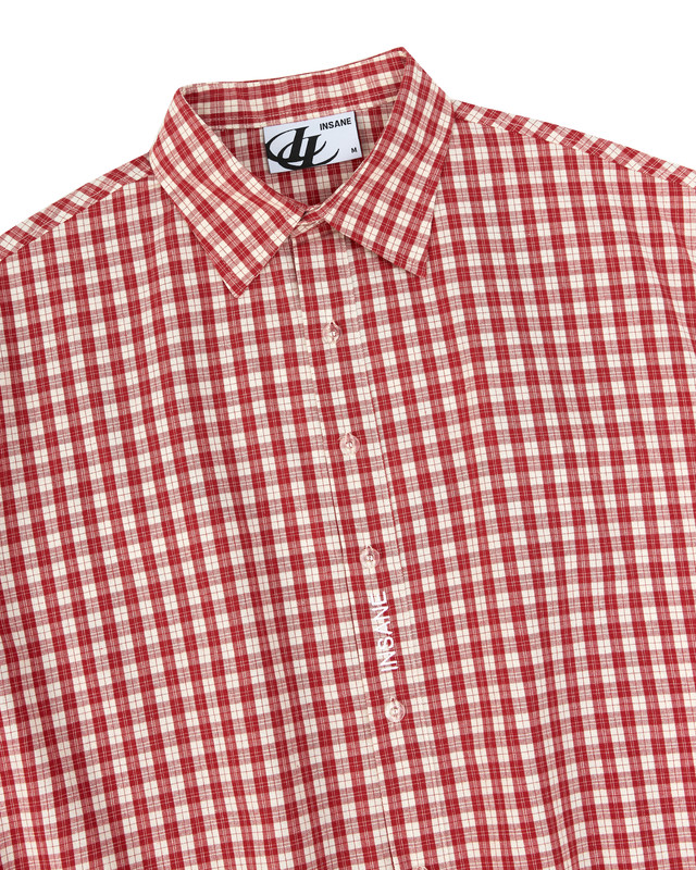 Insane® Wild Luck Plaid Shirt - Red
