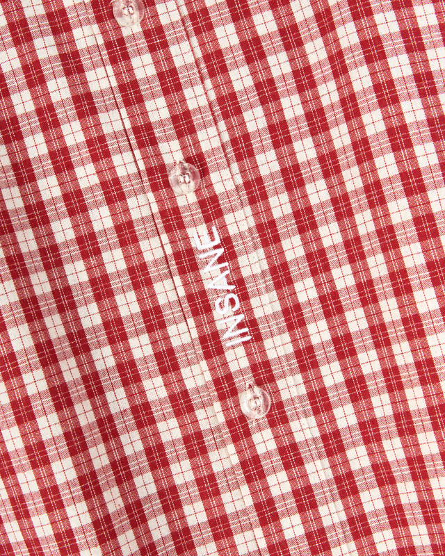 Insane® Wild Luck Plaid Shirt - Red