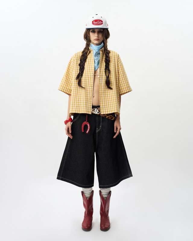 Insane® Wild Luck Plaid Shirt - Yellow