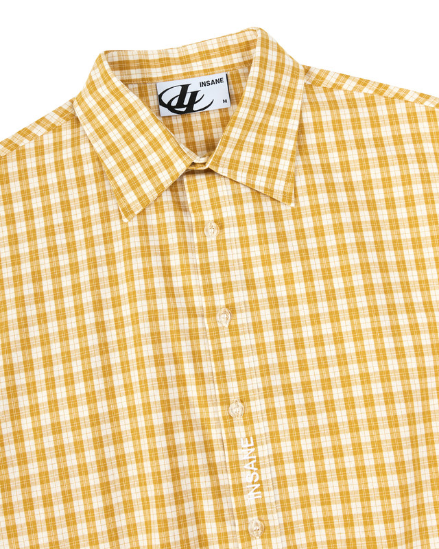 Insane® Wild Luck Plaid Shirt - Yellow