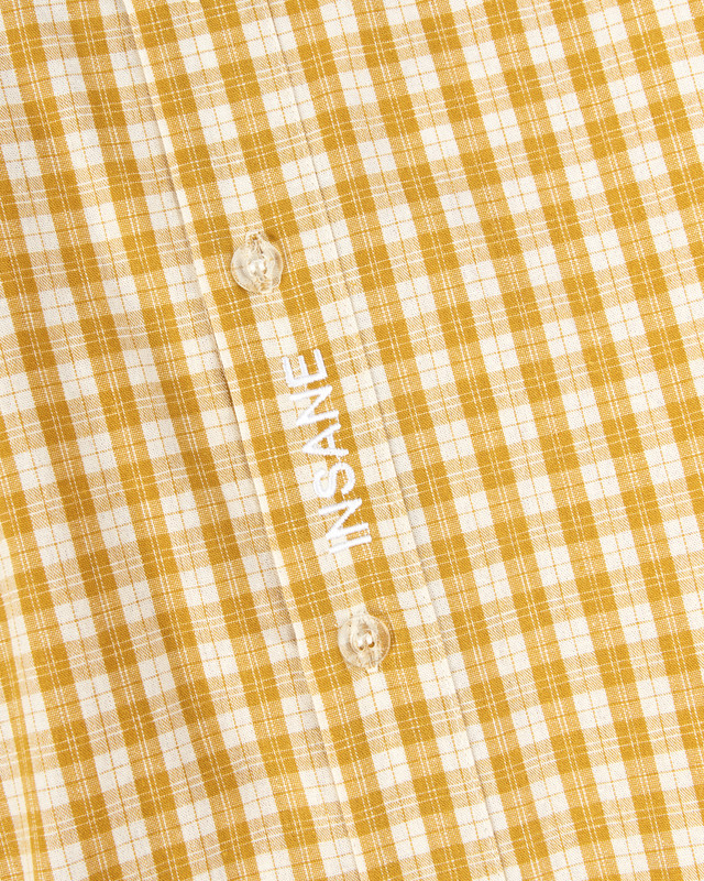 Insane® Wild Luck Plaid Shirt - Yellow