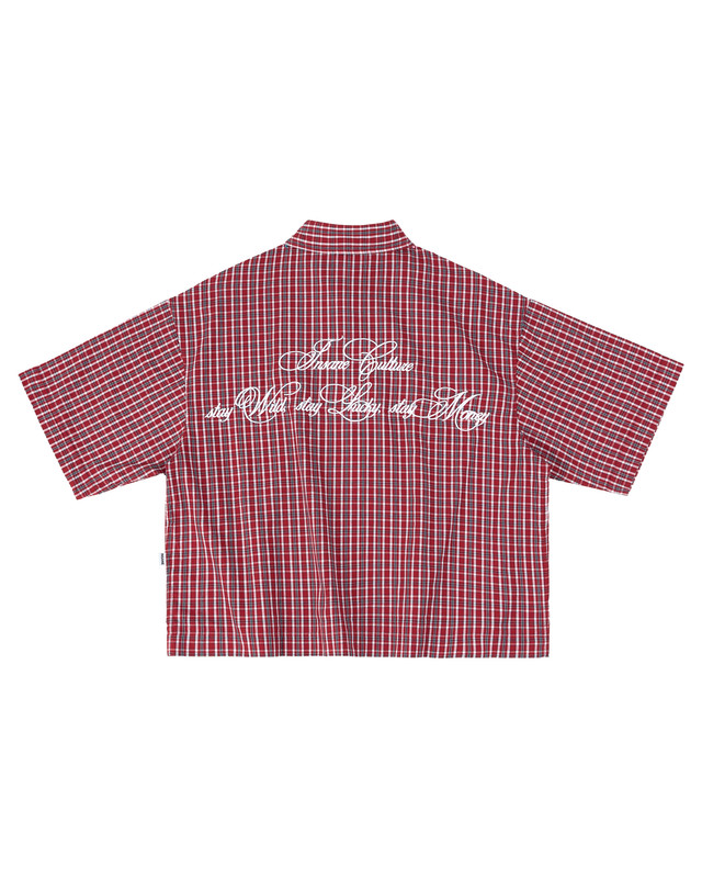 Insane® Wild Luck Plaid Shirt - Storm Wine