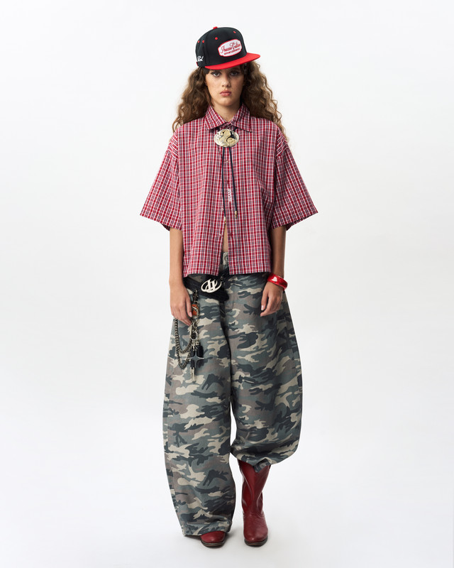 Insane® Wild Luck Plaid Shirt - Storm Wine