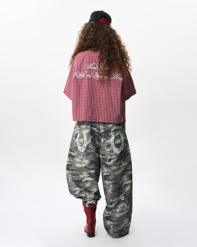 Insane® Wild Luck Plaid Shirt - Storm Wine