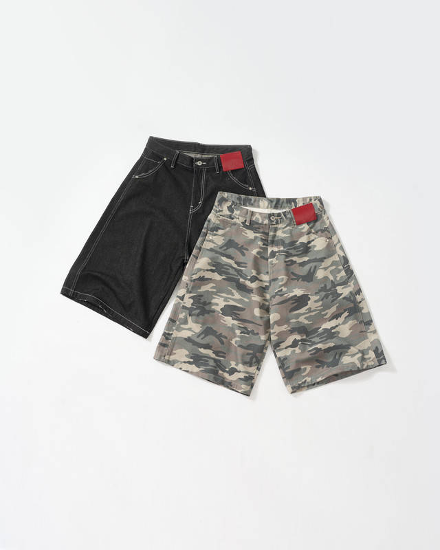 Insane® Horseshoe Jorts - Winter Camo