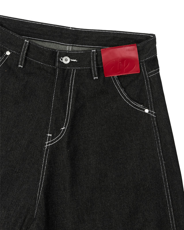 Insane® Horseshoe Jorts - Raw Denim